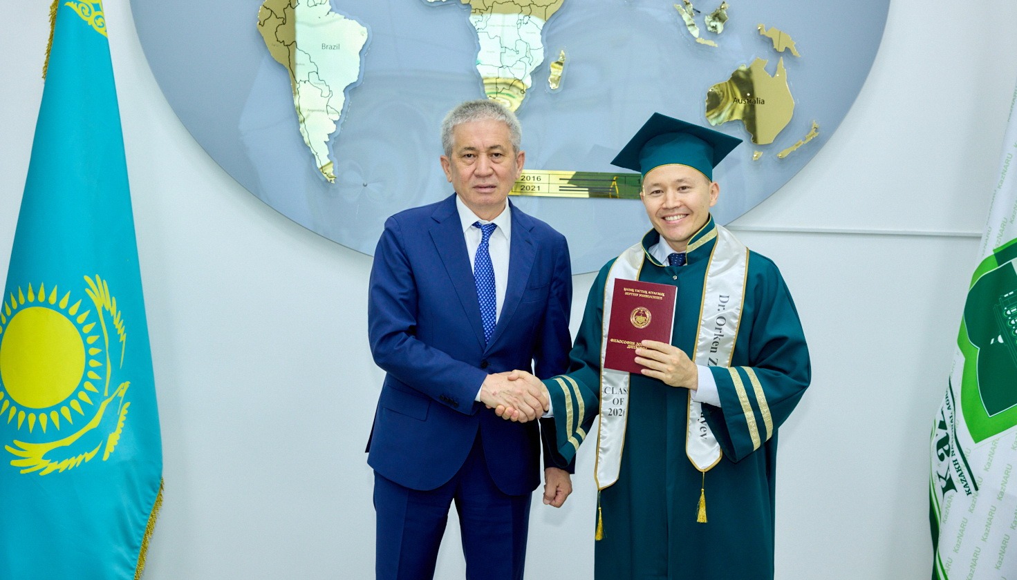 KazNARU ЖАС ҒАЛЫМДАРЫНА PhD ДИПЛОМДАРЫ ТАБЫСТАЛДЫ